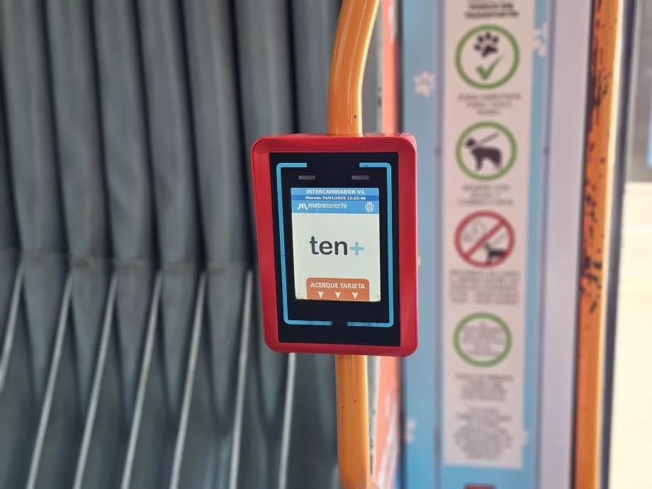 Validator in the tram