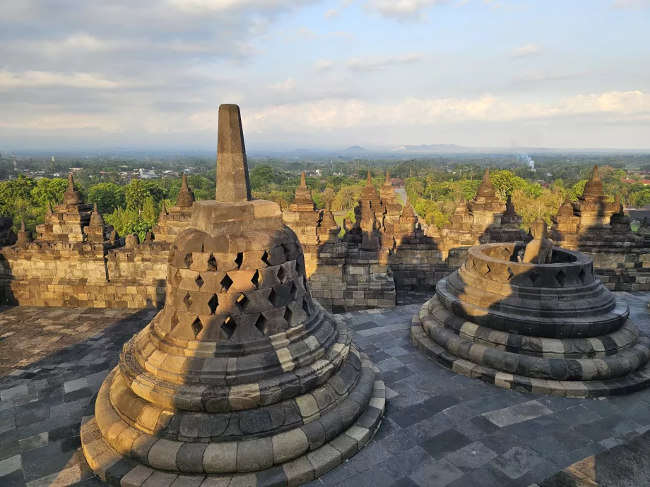 Borobudur Temple, view