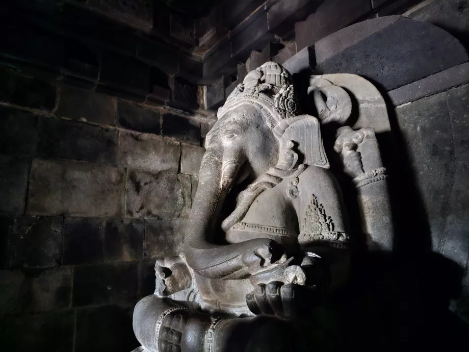 Prambanan, statue of Ganesha