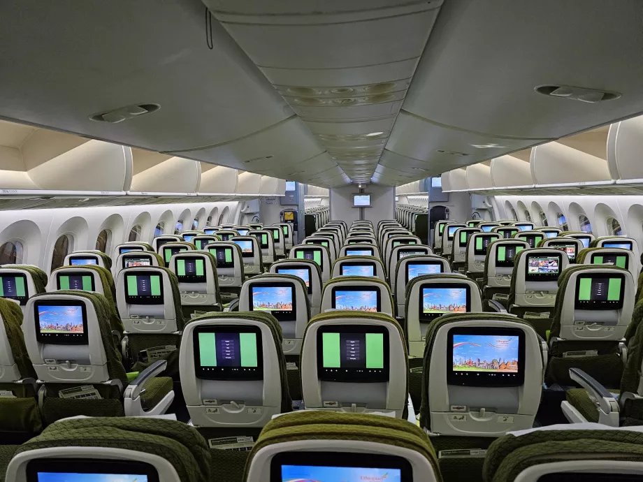 Economy class, Boeing 787