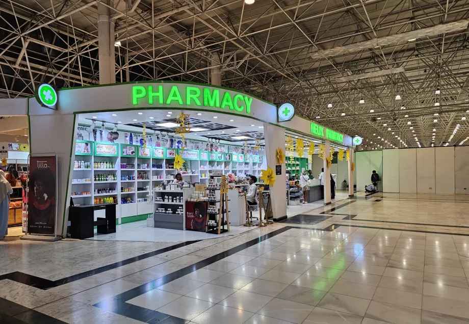 Pharmacy in the transit zone