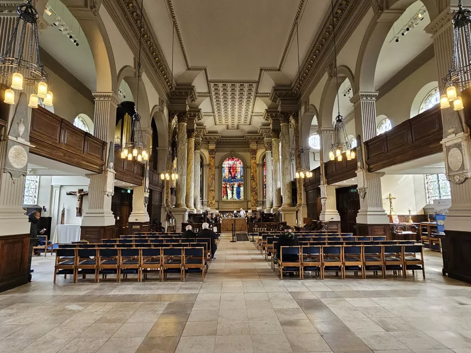 Interior of St. Philip's Cathedral