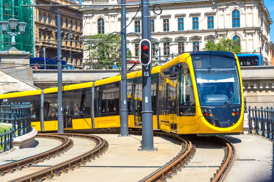 Tram in Budapest