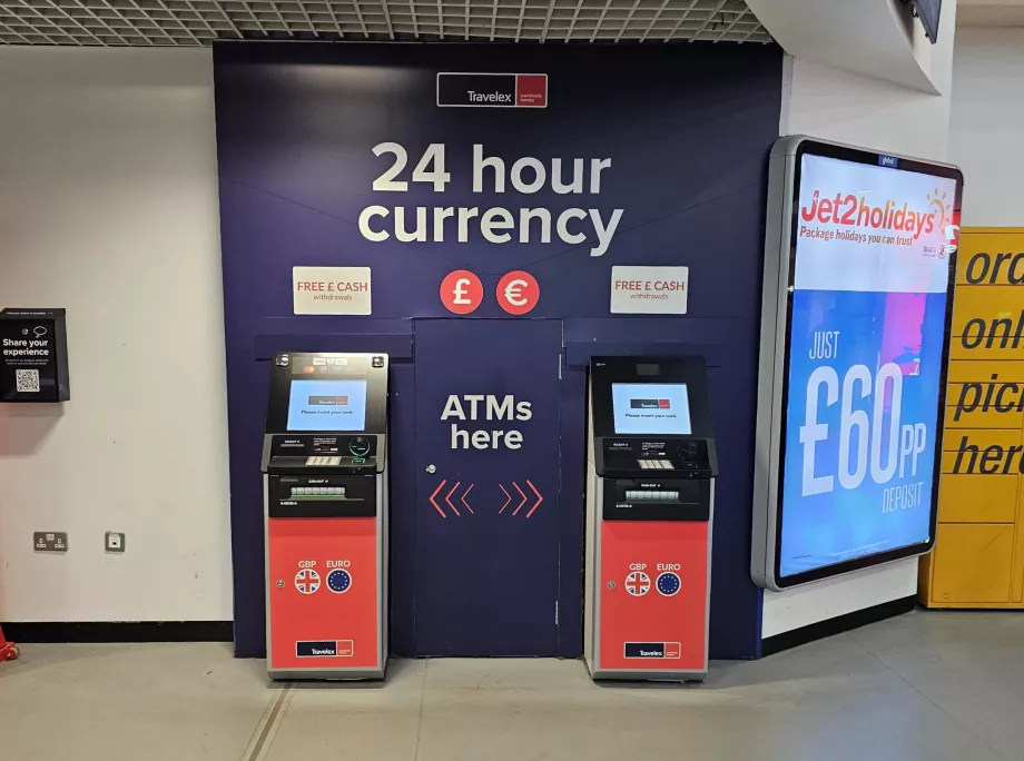 Travelex ATMs with unfavourable withdrawal terms