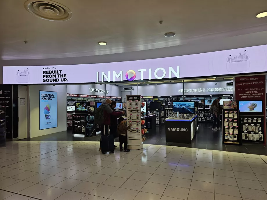 Inmotion shop, transit zone