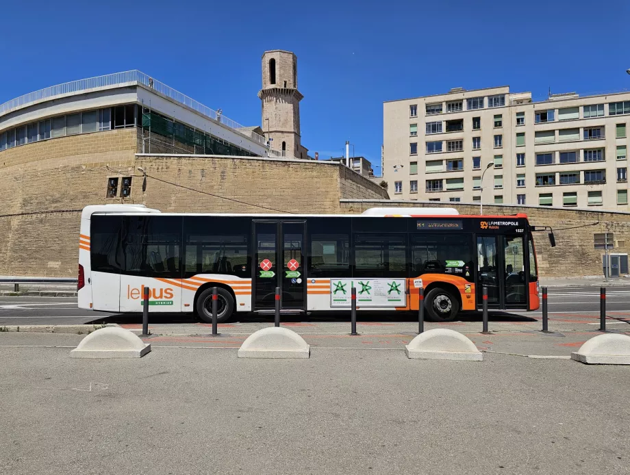 Public bus in Marseille