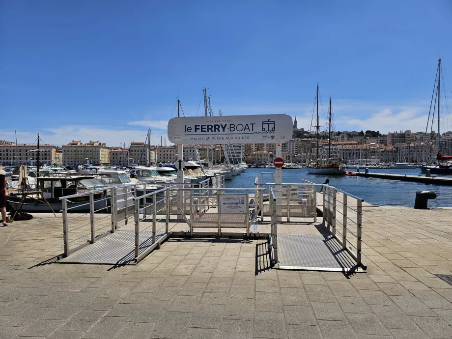 Ferry dock via Vieux Port