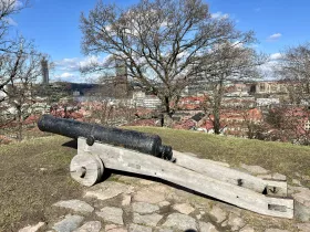 Historical cannon at Skansen Kronan