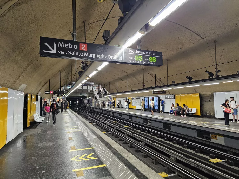 Metro stations in Marseille