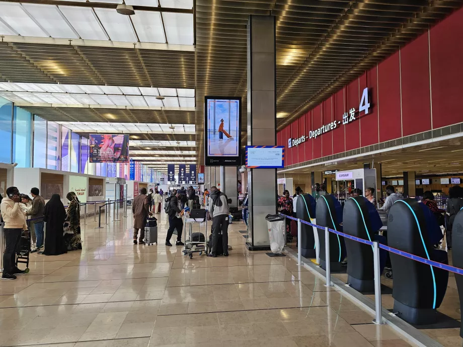 Terminal 4, departure section