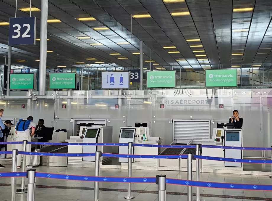 Check-in at the airport