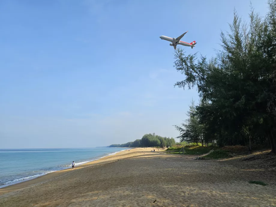 Taking off from Mai Khao