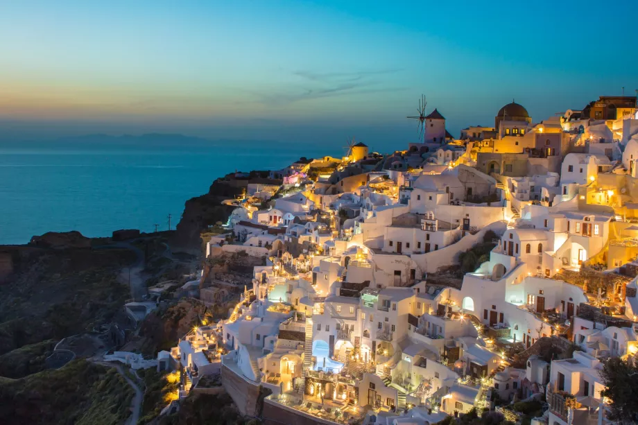 Night Oia