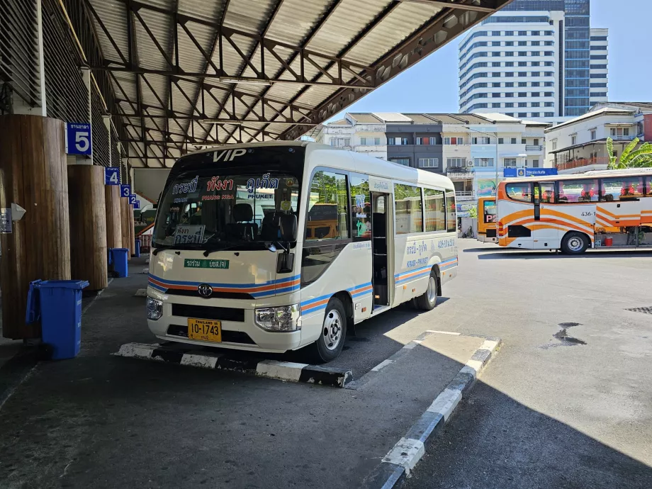 Bus to Krabi from Bus Terminal 1, Phuket Town