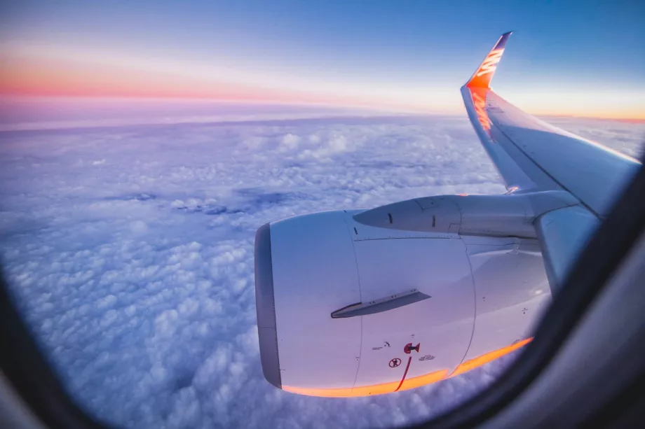 During the flight to Cape Verde