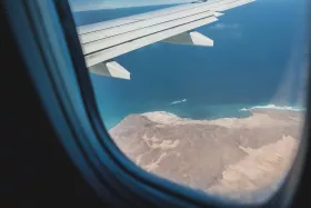 Cape Verde during landing