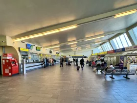 Check-in hall at Riga bus station
