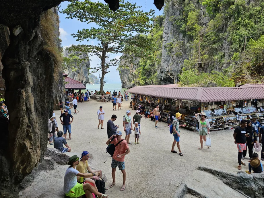 Shops on James Bond Island