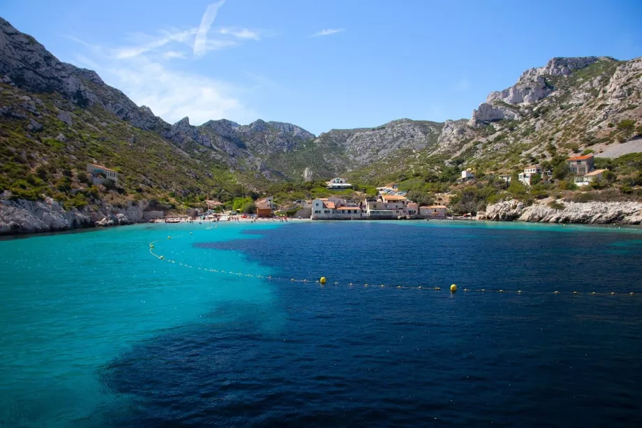 The bay in Calanques