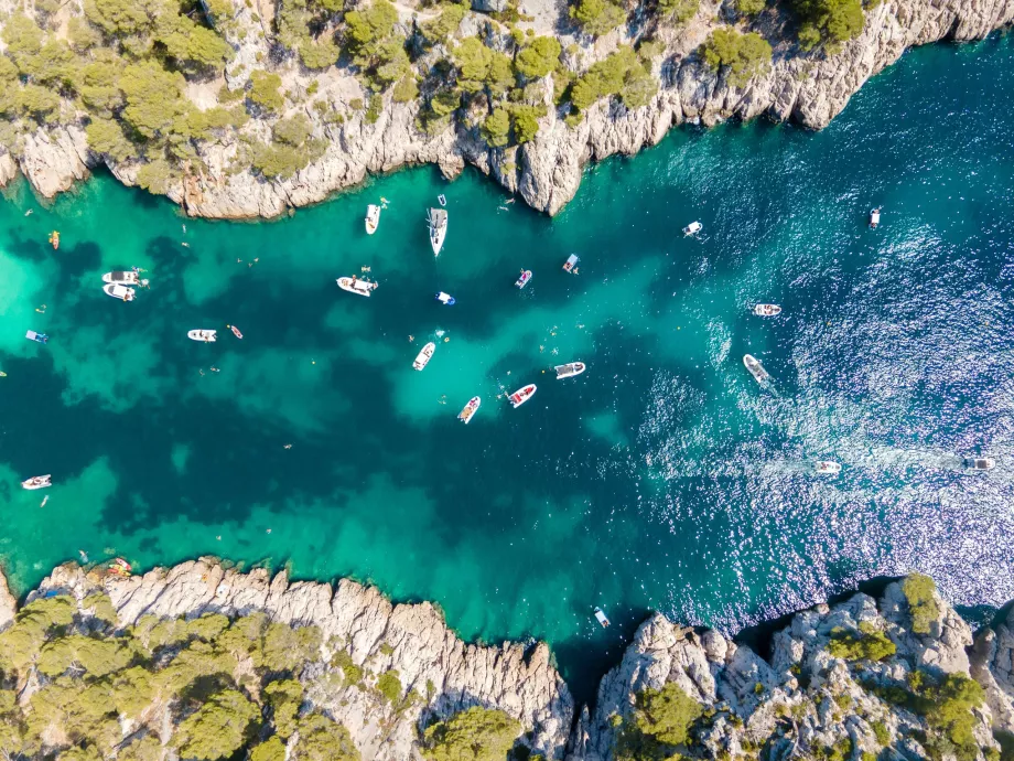 The bay in Calanques