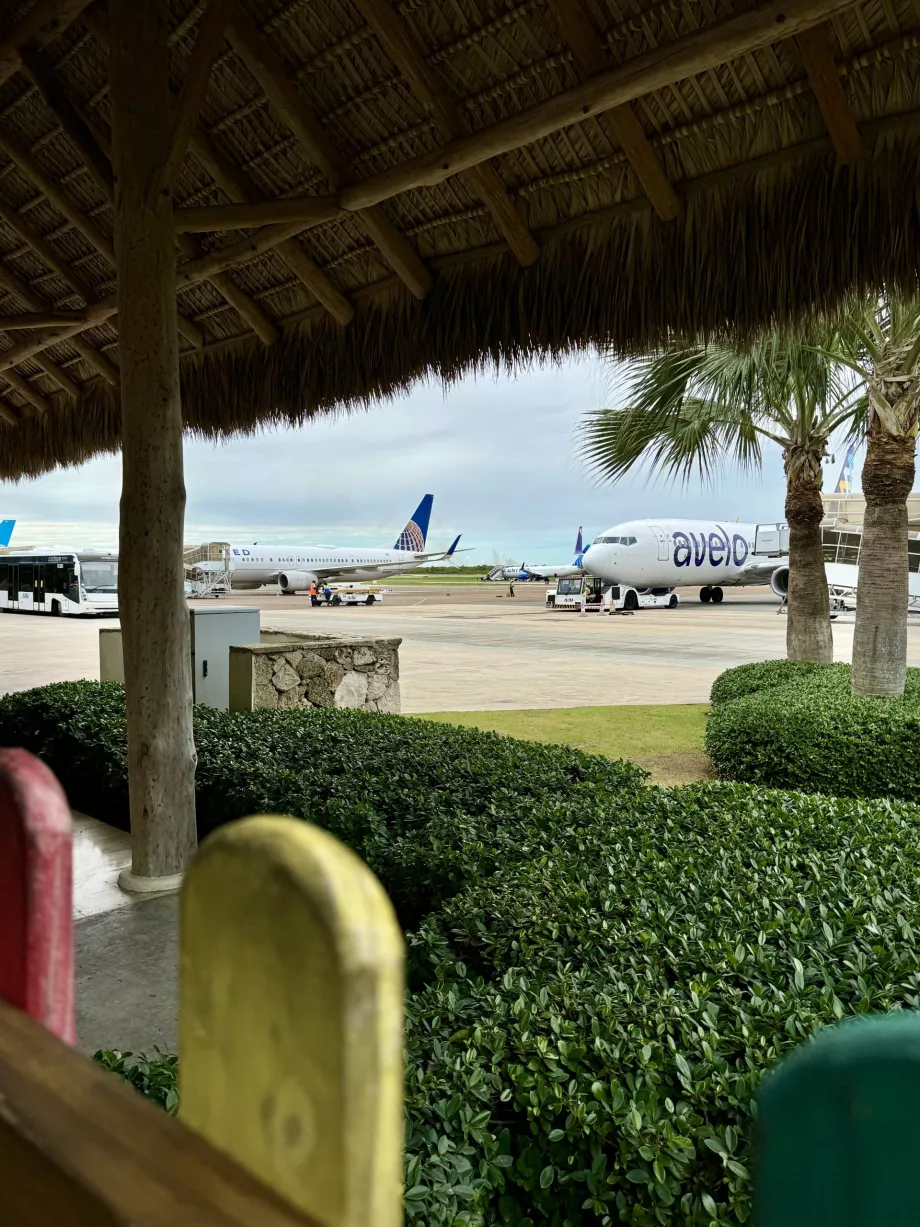 View of the airport area from the playground