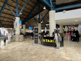 Official TAXI stand at PUJ Airport