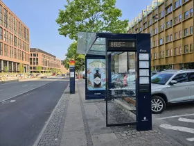 Bus stop in Copenhagen