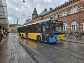 Public transport bus in Copenhagen