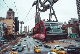 Cable car to Roosevelt Island in NYC