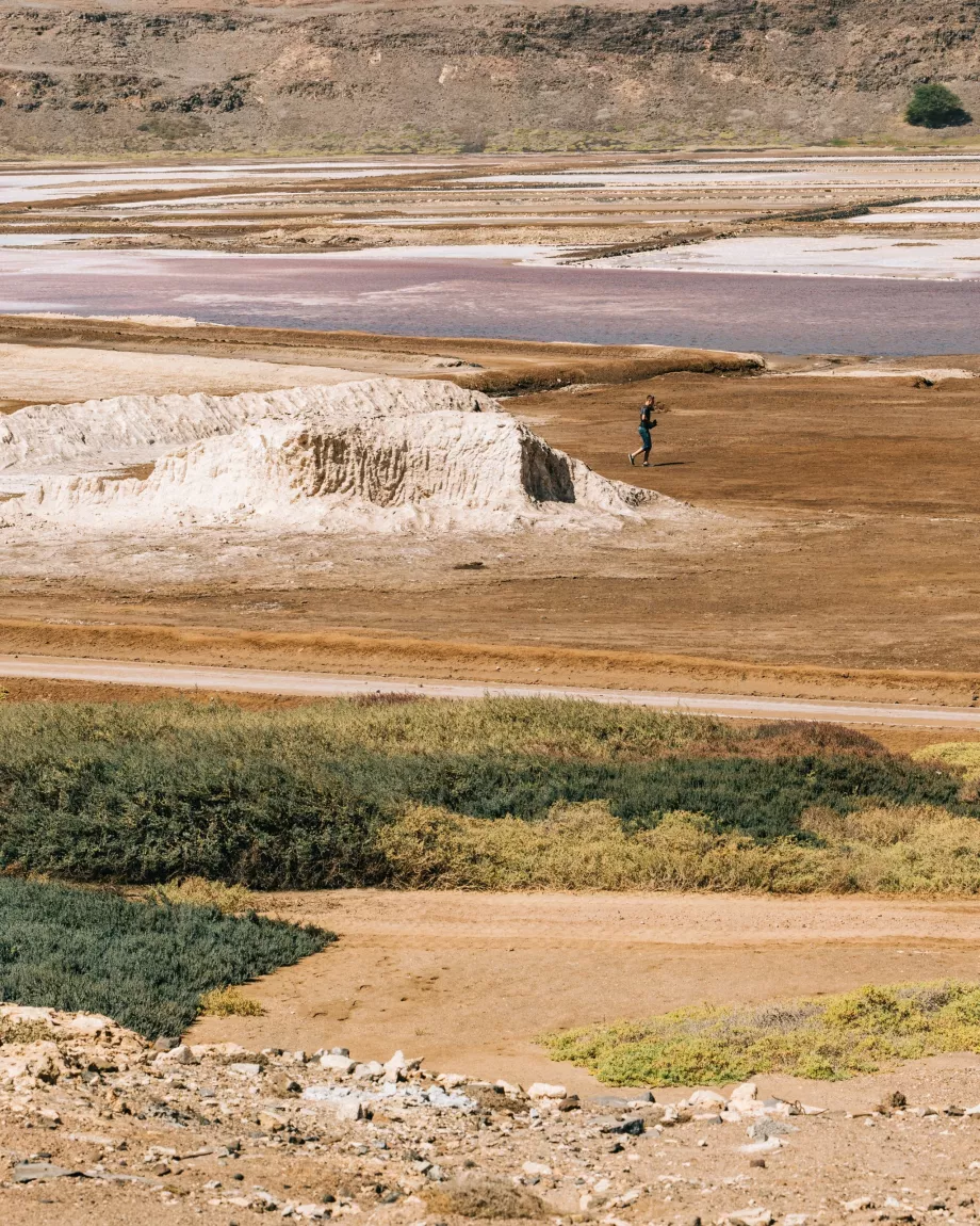 View of Salinas de Pedra Lume