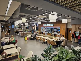 Food Court in the basement