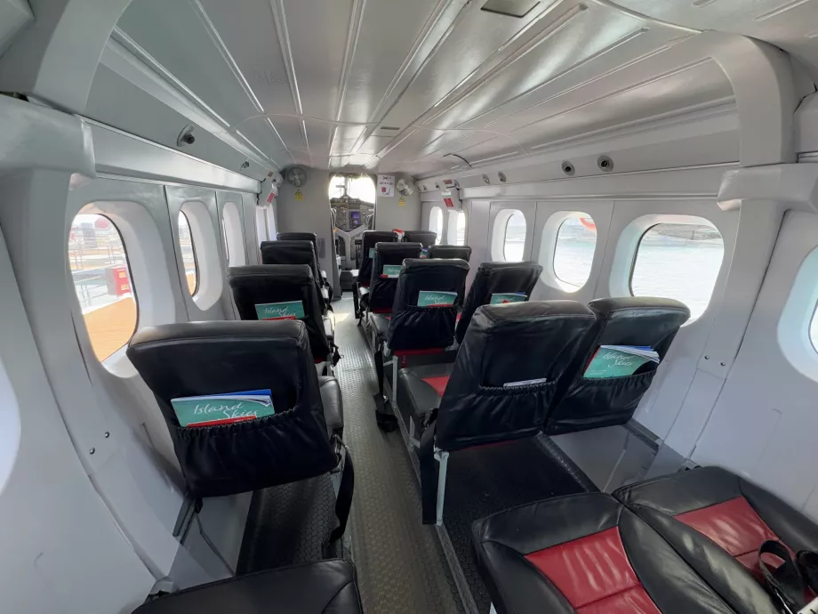 Trans Maldivian Airways aircraft interior