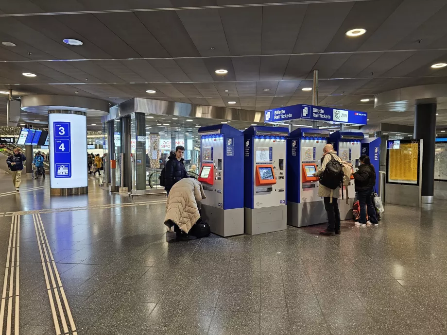 Ticket machines SBB + ZVV