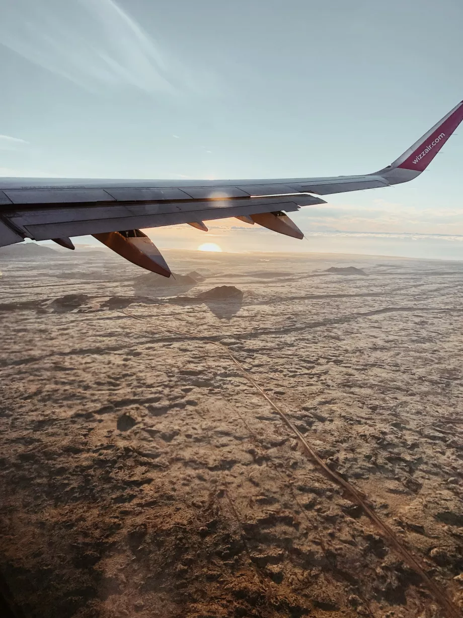 Landing at Keflavík Airport