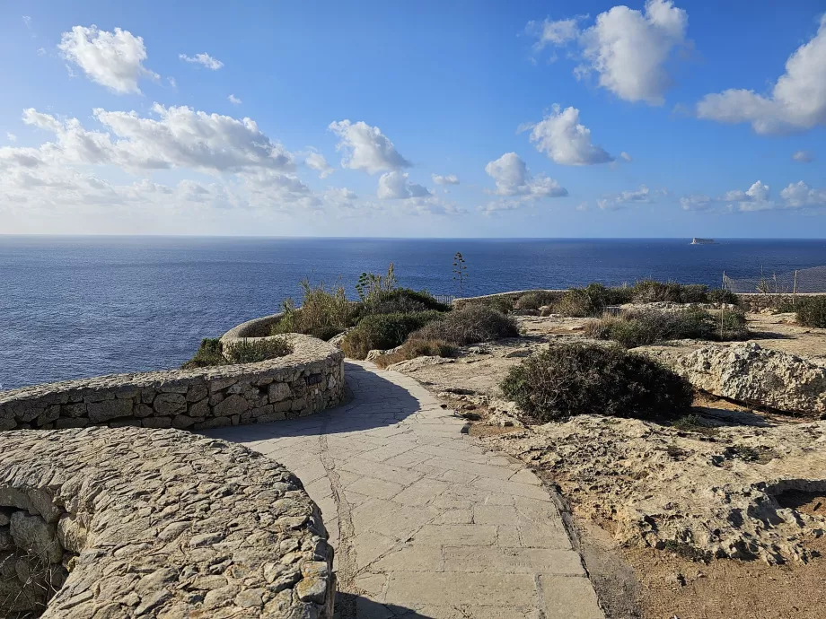 View of the Blue Grotto