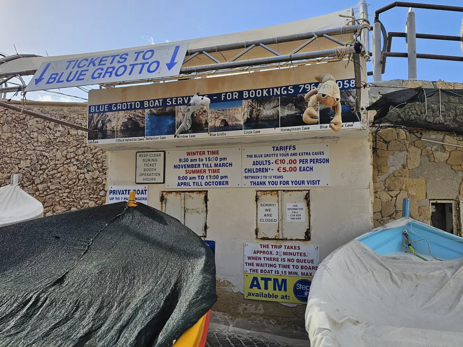 Blue Grotto checkout