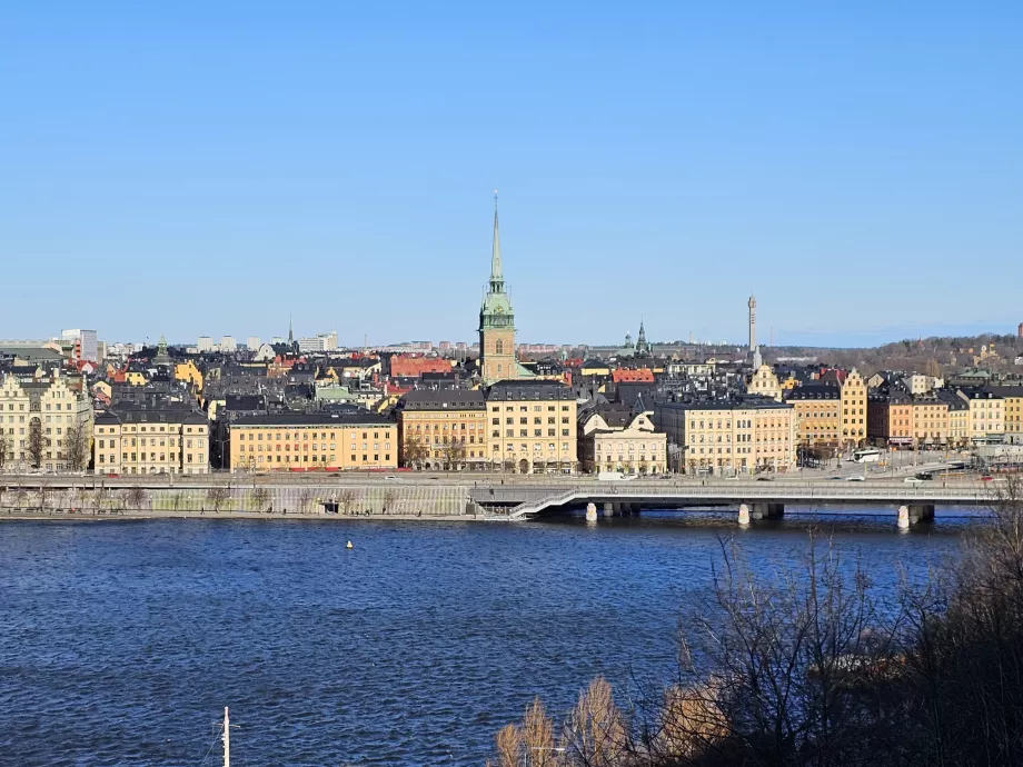 View from Monteliusvägen