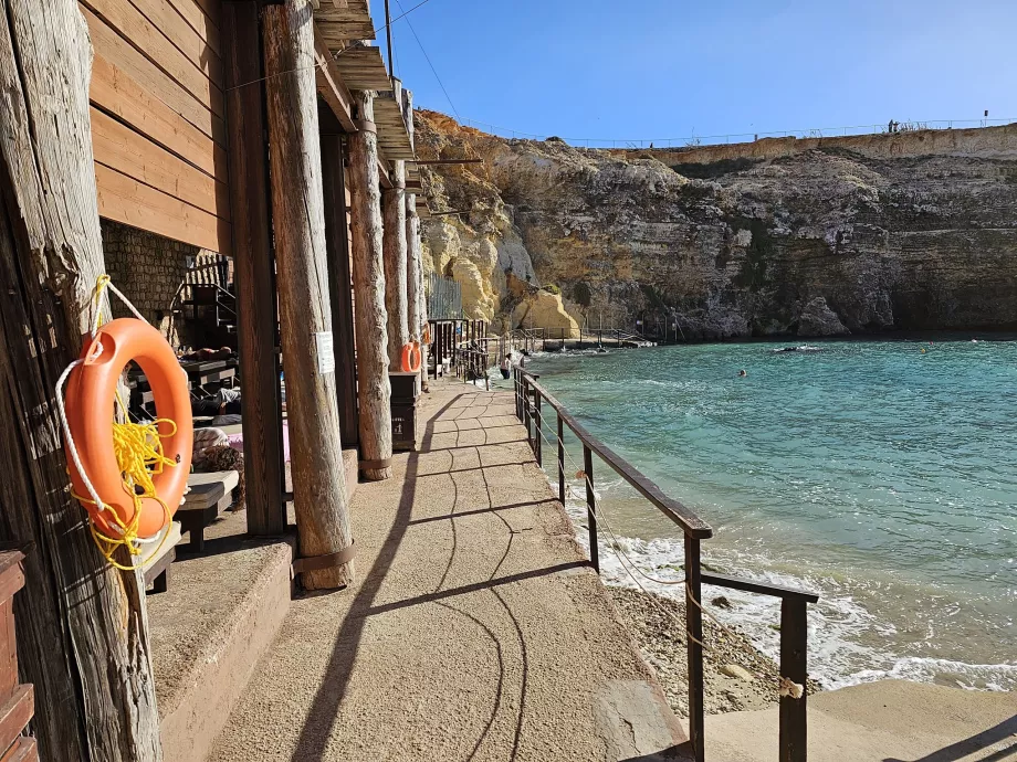 Beach pier, Popeye the Sailor's village