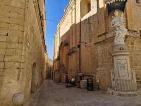 Streets of the old town of Mdina