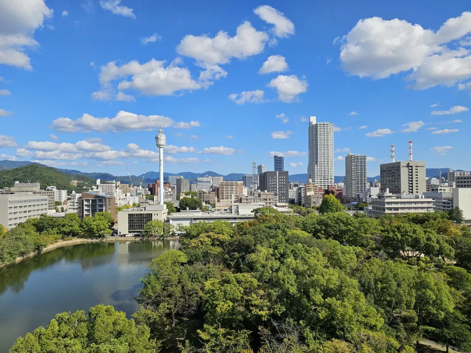 View from Hiroshima Castle