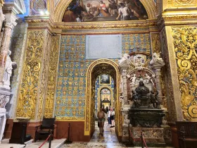 Side aisles of the cathedral