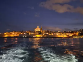 View from the ferry Valletta - Sliema