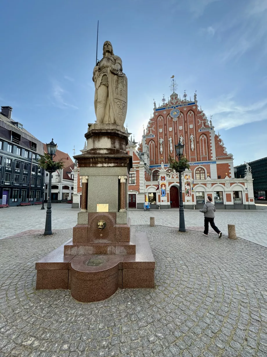 Statue of Roland in Riga