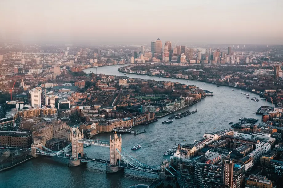 London from a bird's eye view