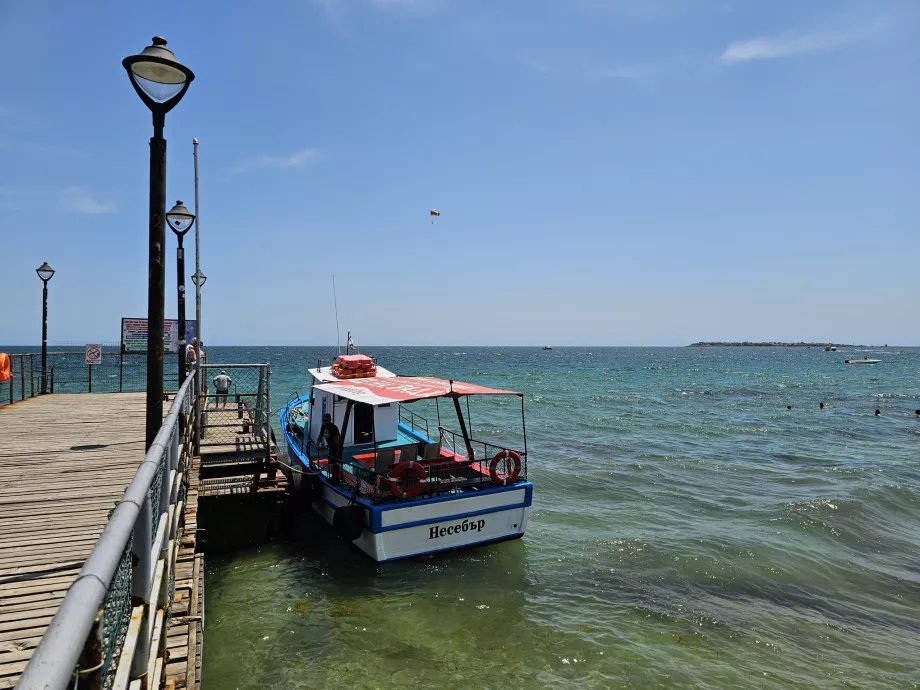 Ferry dock on Sunny Beach