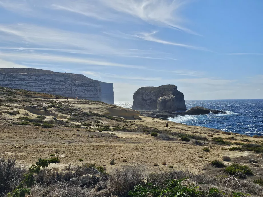 Road to Dwejra Bay