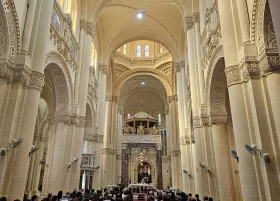 Interior of the Ta'Pinu Basilica