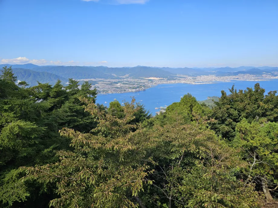 View from Mount Misen