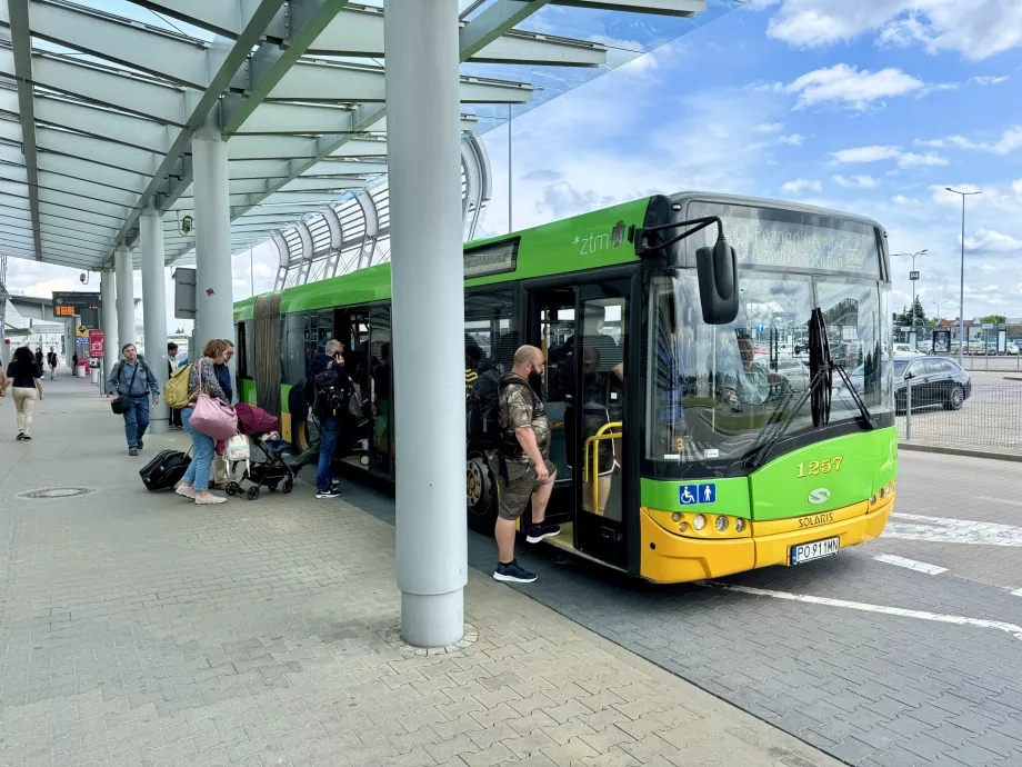 Bus number 159 from Poznan Airport