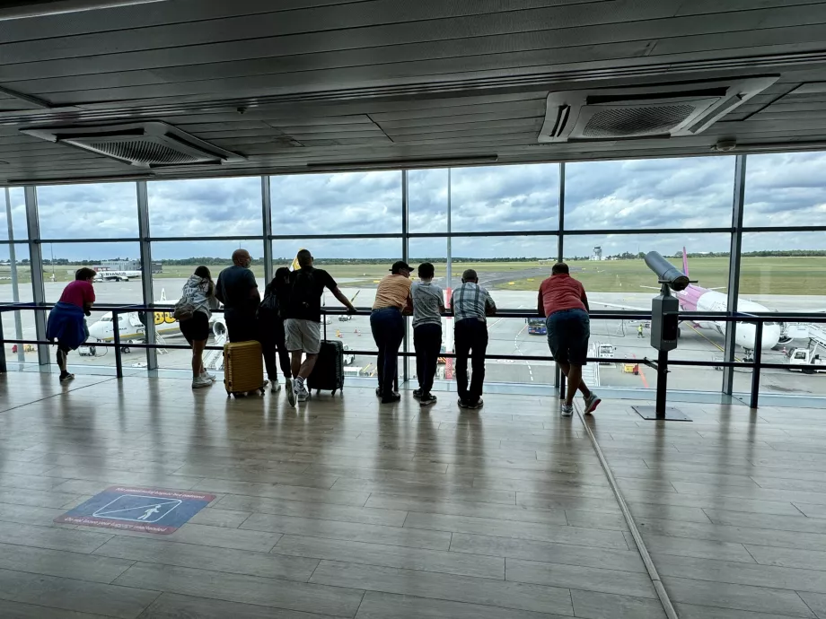 Observation deck at Poznan Airport